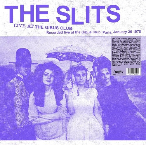 The Slits Live At The Gibus Club - Record Album - Vinyl LP