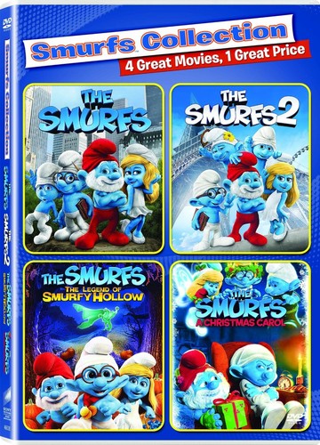 The Smurfs / The Smurfs 2 / The Smurfs: The Legend of Smurfy Hollow / The Smurfs: A Christmas Carol - 2-Disc DVD Set