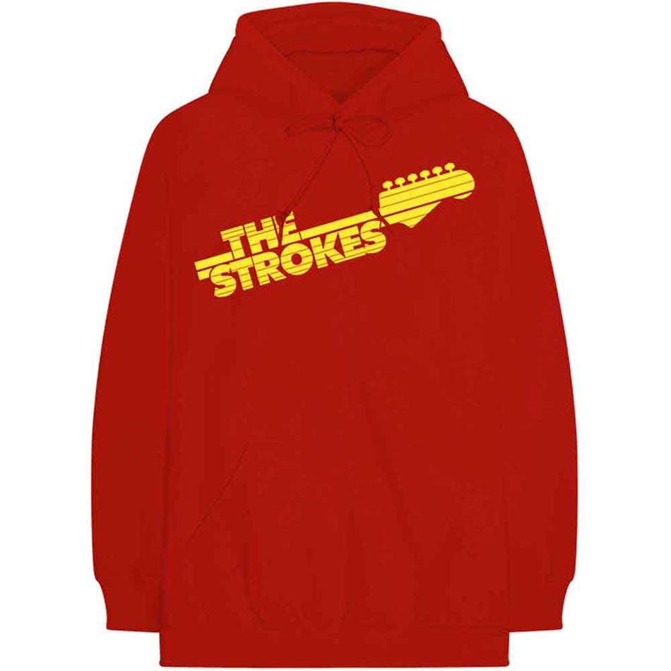 The Strokes Guitar Fret Logo Red