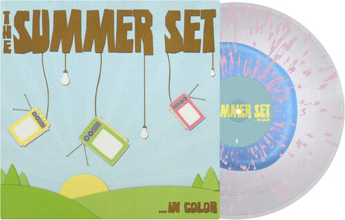 The Summer Set In Color - Blue/Pink Splatter - Record Album - Vinyl LP