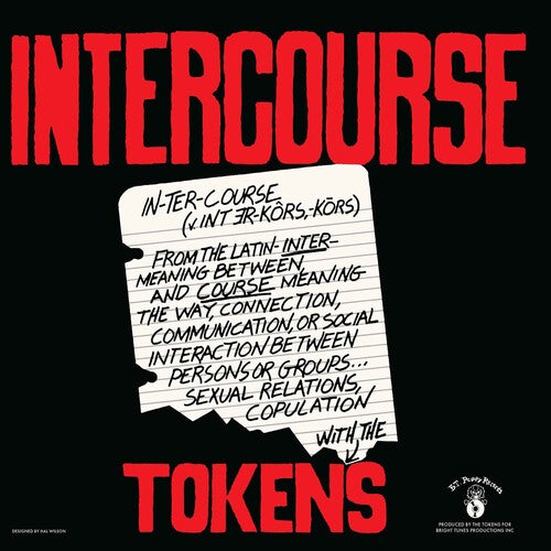 The Tokens Intercourse - Record Album - Vinyl LP