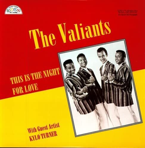 The Valiants This Is The Night For Love - Record Album - Vinyl LP