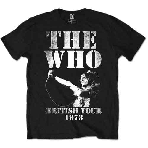 The Who British Tour 1973 Black