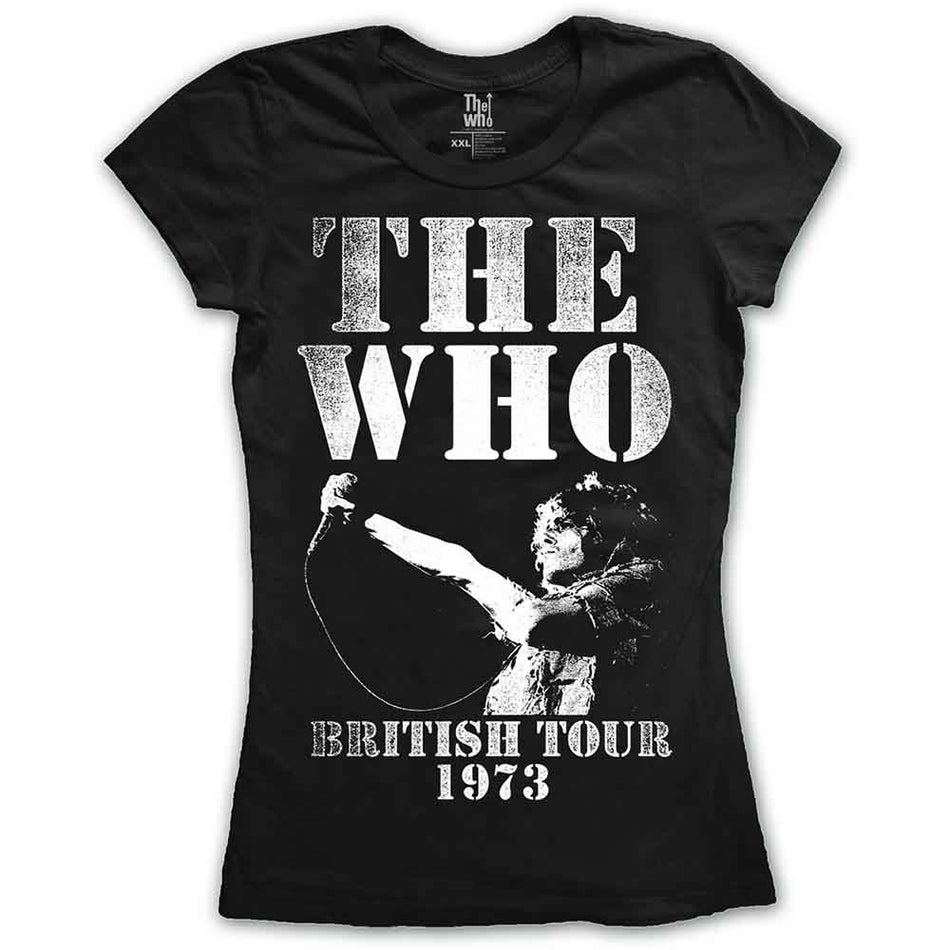 The Who British Tour 1973 Black