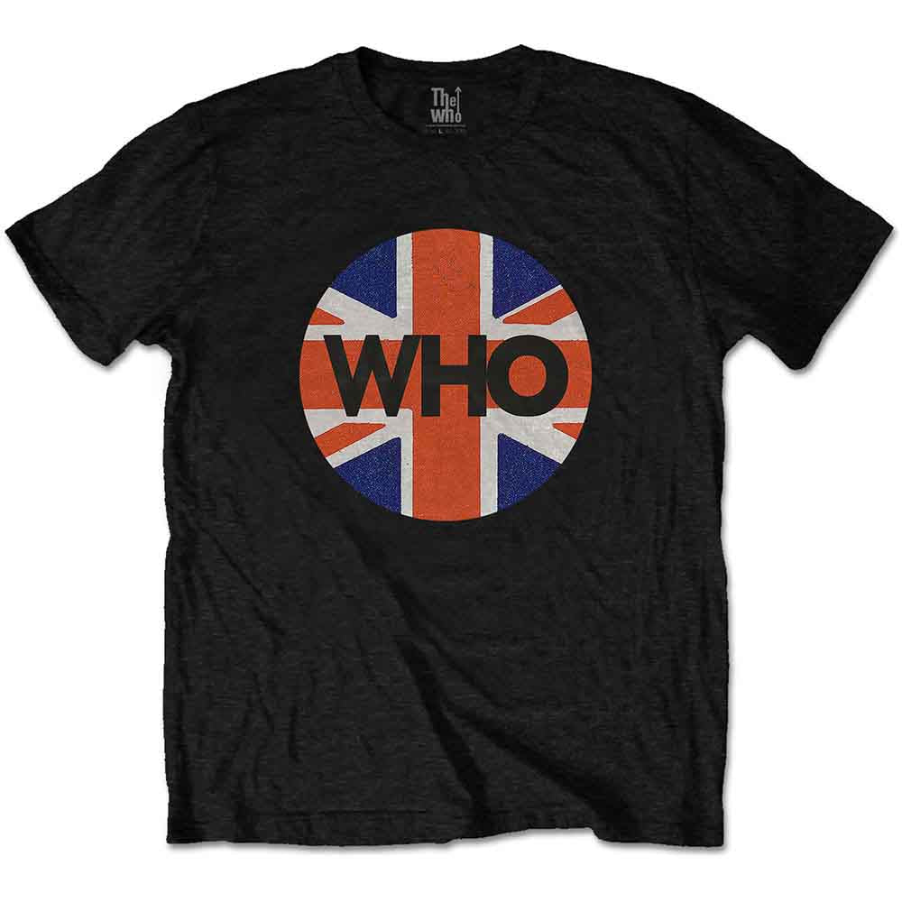The Who Union Jack Circle Black