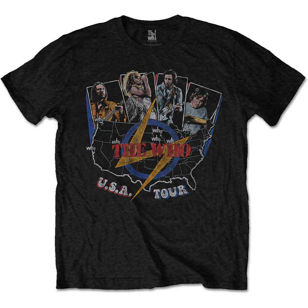 The Who USA Tour Vintage Black