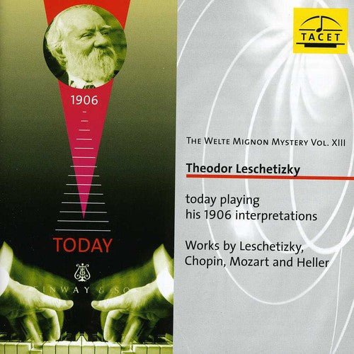 Theodor Leschetizky Welte-Mignon Mystery 13: Theodor Leschetizky - CD Album