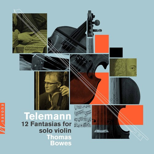 Thomas Bowes 12 Fantasias for Solo Violin - CD Album