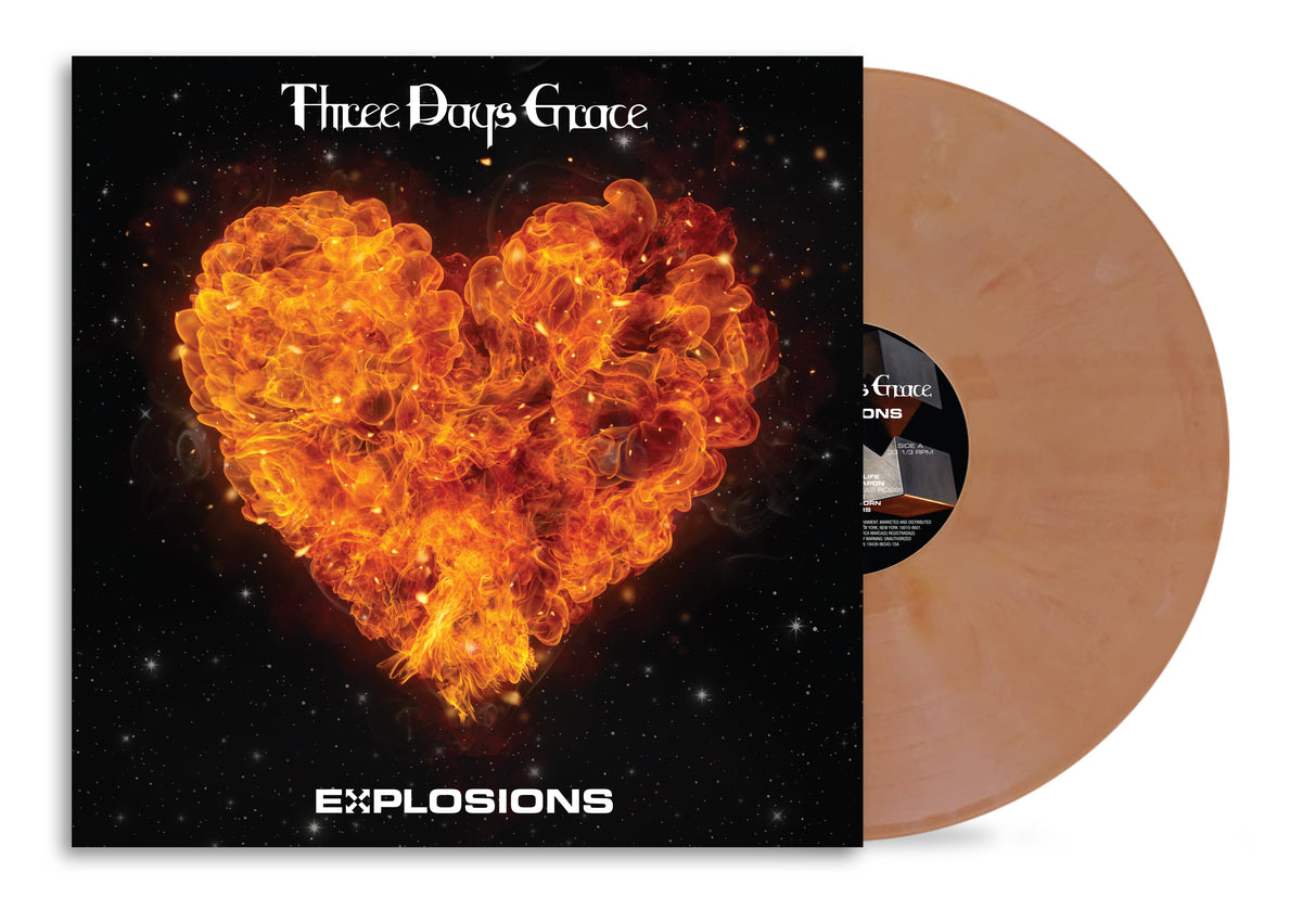 Three Days Grace Explosions (Orange Colored Vinyl)