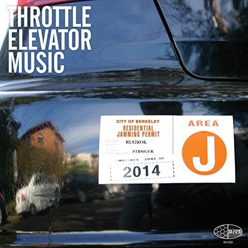 THROTTLE ELEVATOR MUSIC Area J - Record Album - Vinyl LP
