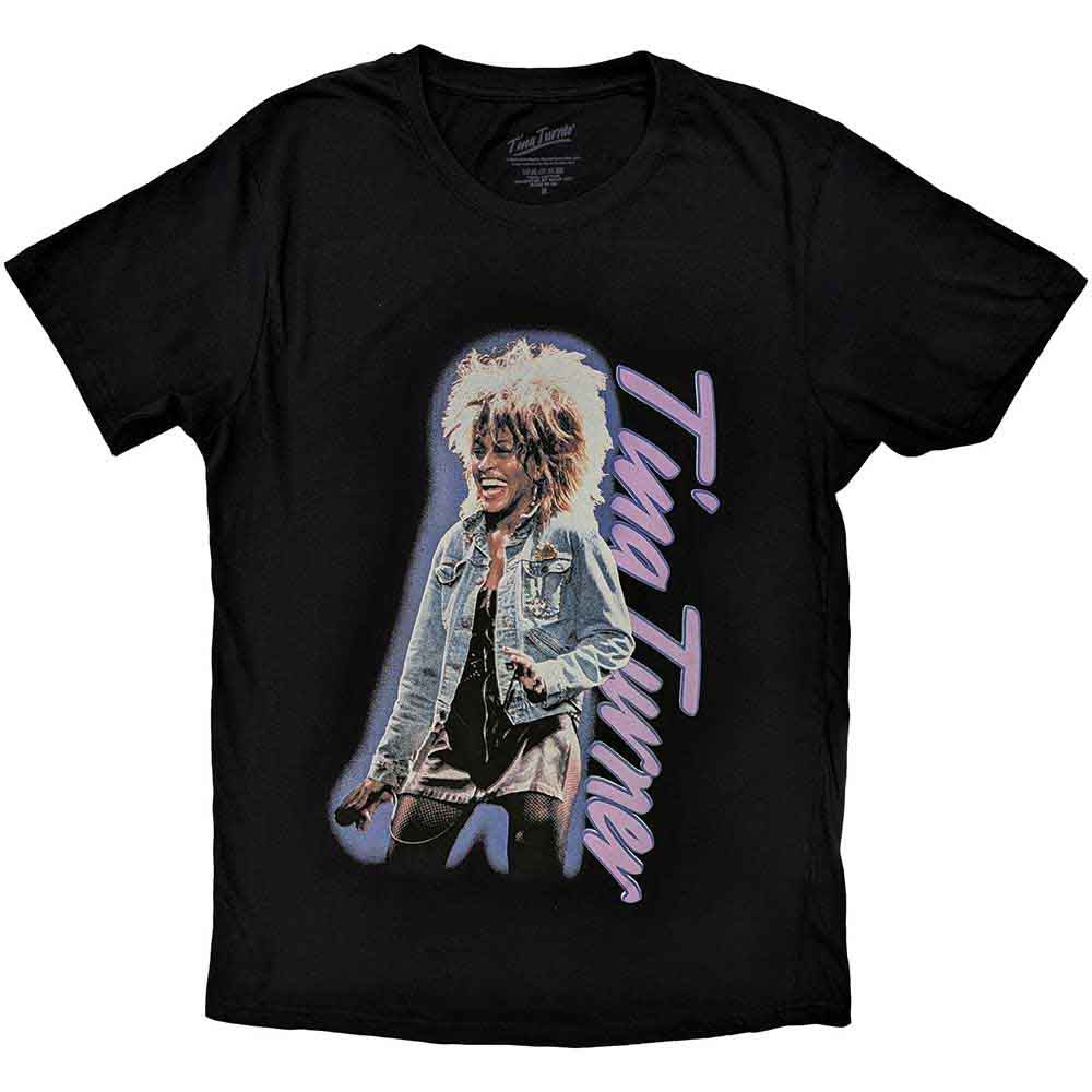 Tina Turner Vertical Logo Black