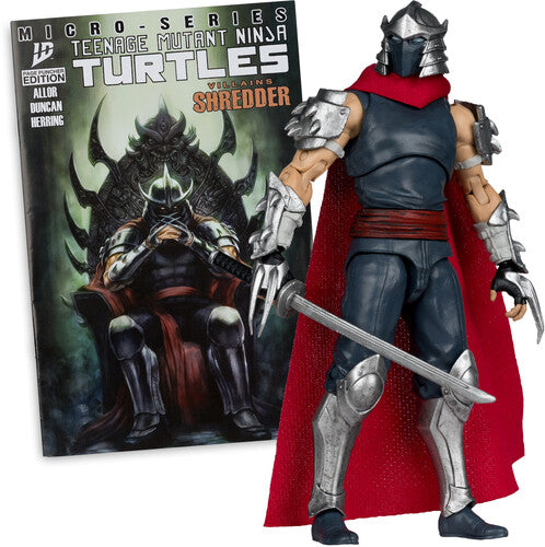 Tmnt 5in Figure with Comic Wv1 - Tmnt Shredder McFarlane Toys - Teenage Mutant Ninja Turtles - Page Punchers - Shredder 5" Action Figure with Comic (TMNT) - Action Figure