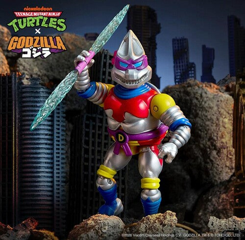 Tmnt X Godzilla Don Action Figure Teenage Mutant Ninja Turtles x Godzilla - Don x Jet Jaguar Action Figure - CD Album