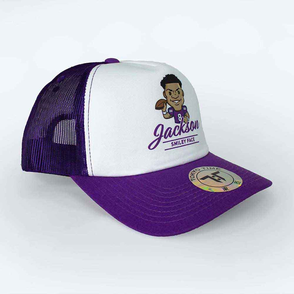 Tokyo Time Lamar Jackson NFLPA Emoji White, Purple