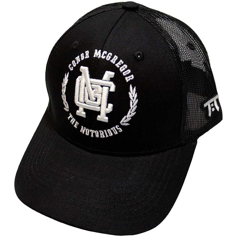 Tokyo Time UFC McGregor White Wreath Logo Black