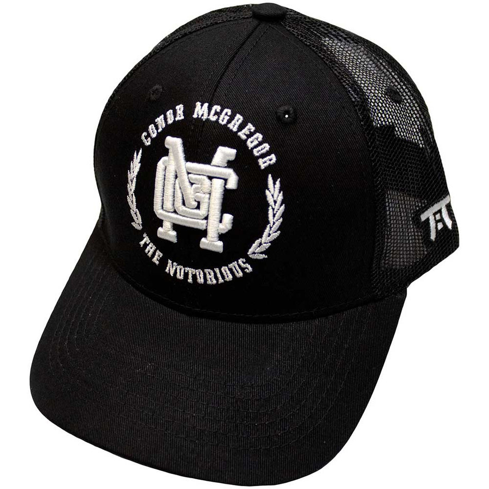 Tokyo Time UFC McGregor White Wreath Logo Black