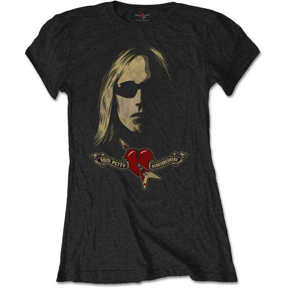 Tom Petty & The Heartbreakers Shades & Logo Black