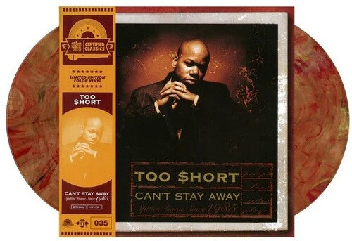 Too $hort Can't Stay Away - Double Record Album - Vinyl LP