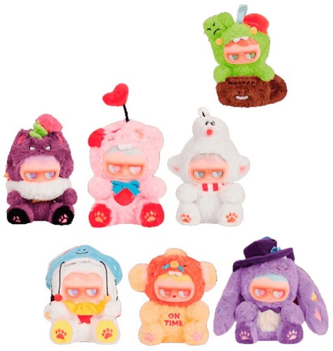 Toy City Monboo Monster Paradise Plush Blind 6PC D TOY CITY - MONBOO - Monster Paradise Series Plush Blind Box 6pc display - Plush Toy