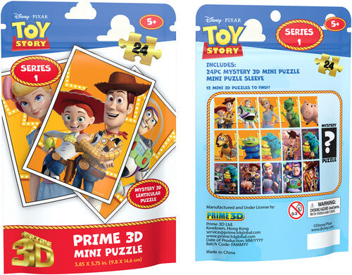 Toy Story Puzzle Bmb Toy Story - 3D Lenticular Mystery Mini Blind Bag Puzzle 16 pc PDQ Display - CD Album