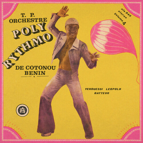 T.P. Orchestre Poly-Rythmo De Cotonou Vol. 4 - Yehouessi Leopold Batteur - Record Album - Vinyl LP