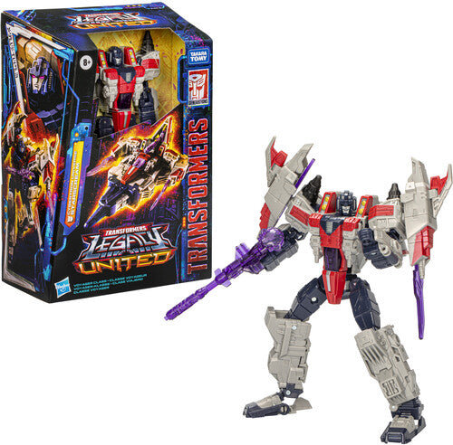 Tra Gen Legacy Uni Voy Cyber Starscream Transformers - Legacy United - Voyager Class Cybertron Universe Starscream Action Figure - CD Album