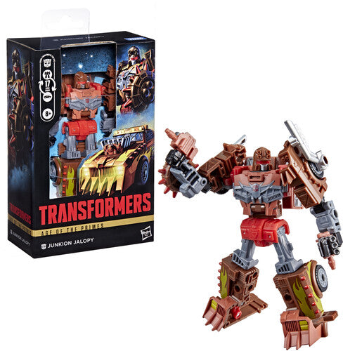 Tra Gen Prime Dlx Jalopy Transformers - Age of the Primes - Deluxe Class Junkion Jalopy Action Figure - CD Album