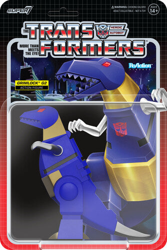 Transformers Reaction Figure - Grimlock Dino (G2) Transformers - ReAction Figure - Grimlock Dino (G2) - Collectible Figure