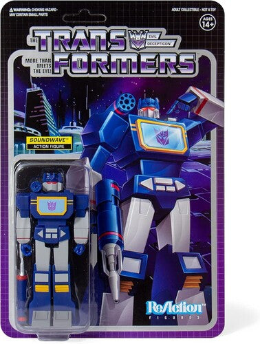 Transformers Reaction Figure - Radio Soundwave Transformers ReAction Figure - Radio Soundwave - Collectibles
