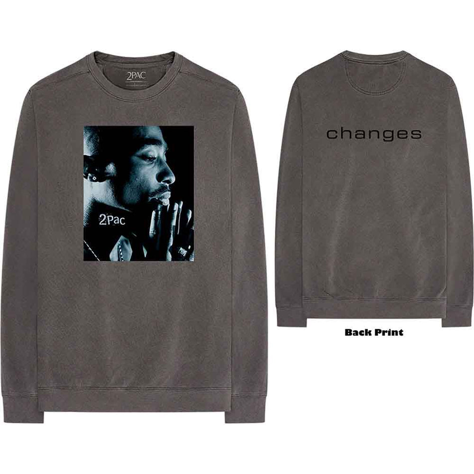 Tupac Changes Side Photo Grey