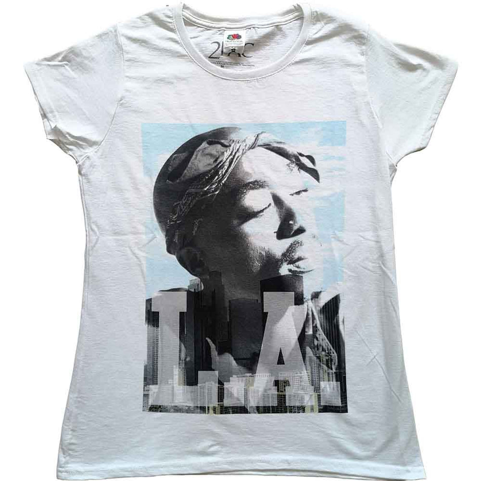 Tupac LA Skyline White