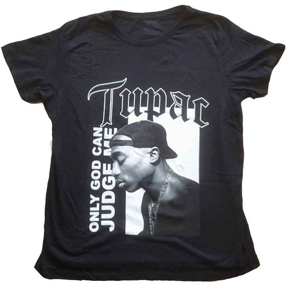 Tupac Only God Text Black