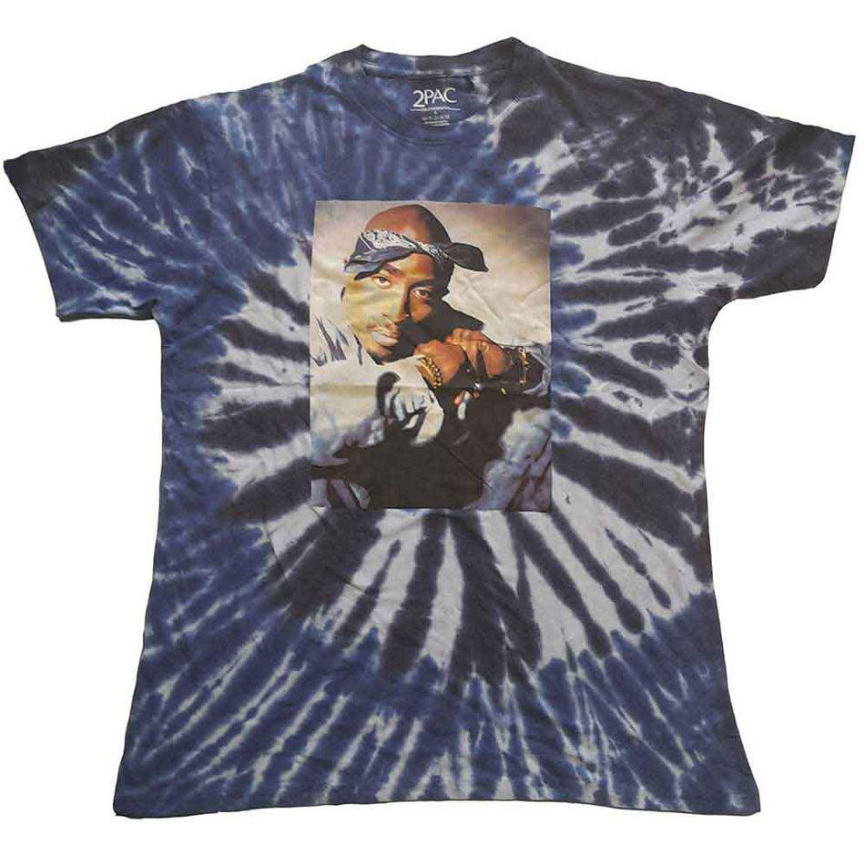 Tupac Photo Swirl Blue