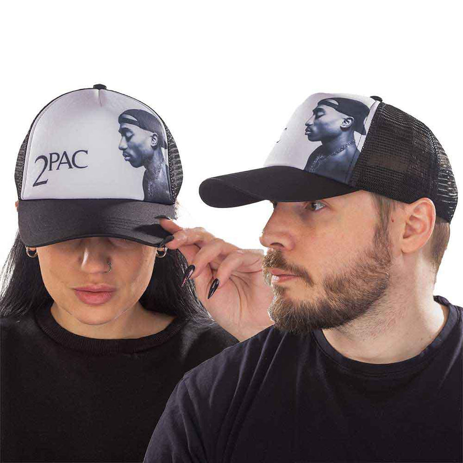 Tupac Profile Photo Black, White