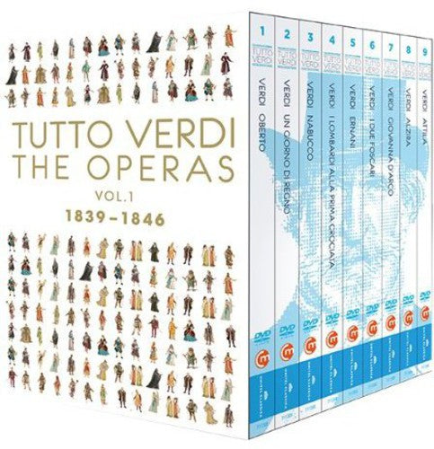 Tutto Verdi Operas 1 (1839 - 1846) - 9-Disc DVD Set