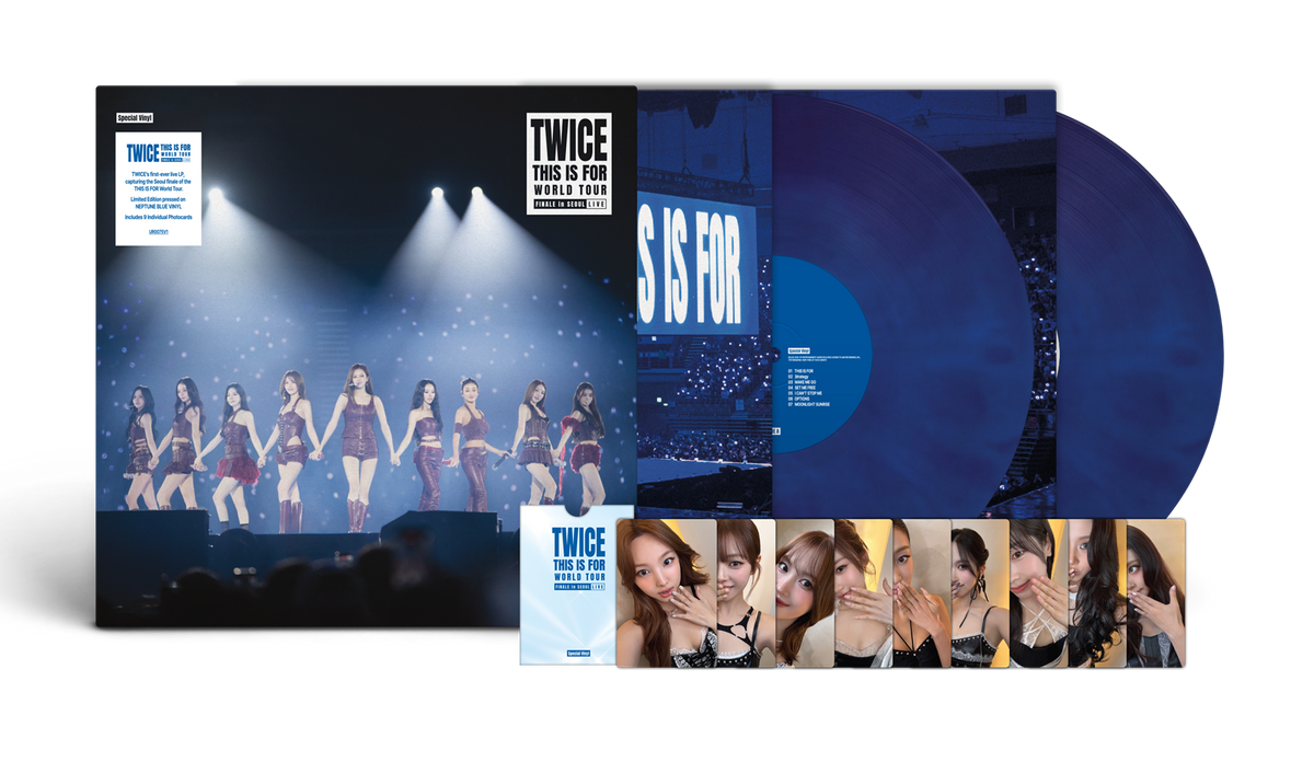 TWICE Twice Special Vinyl (This Is For) World Tour Finale In Seoul - Live [Neptune Blue Vinyl] [2LP]