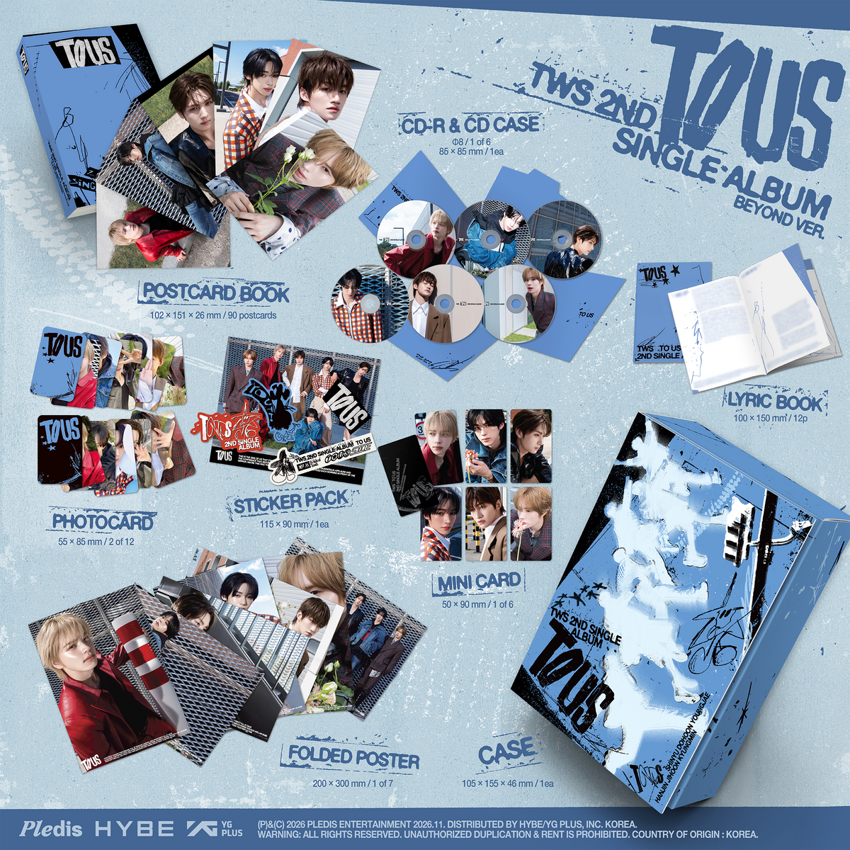 TWS TWS 2nd Single Album 'TO US' (Beyond Ver.) [CD]
