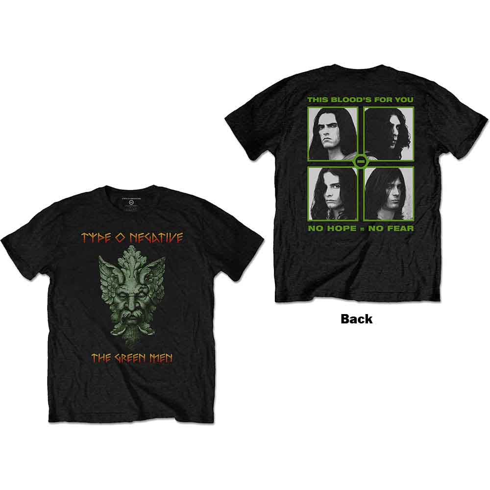 Type O Negative Green Man Black