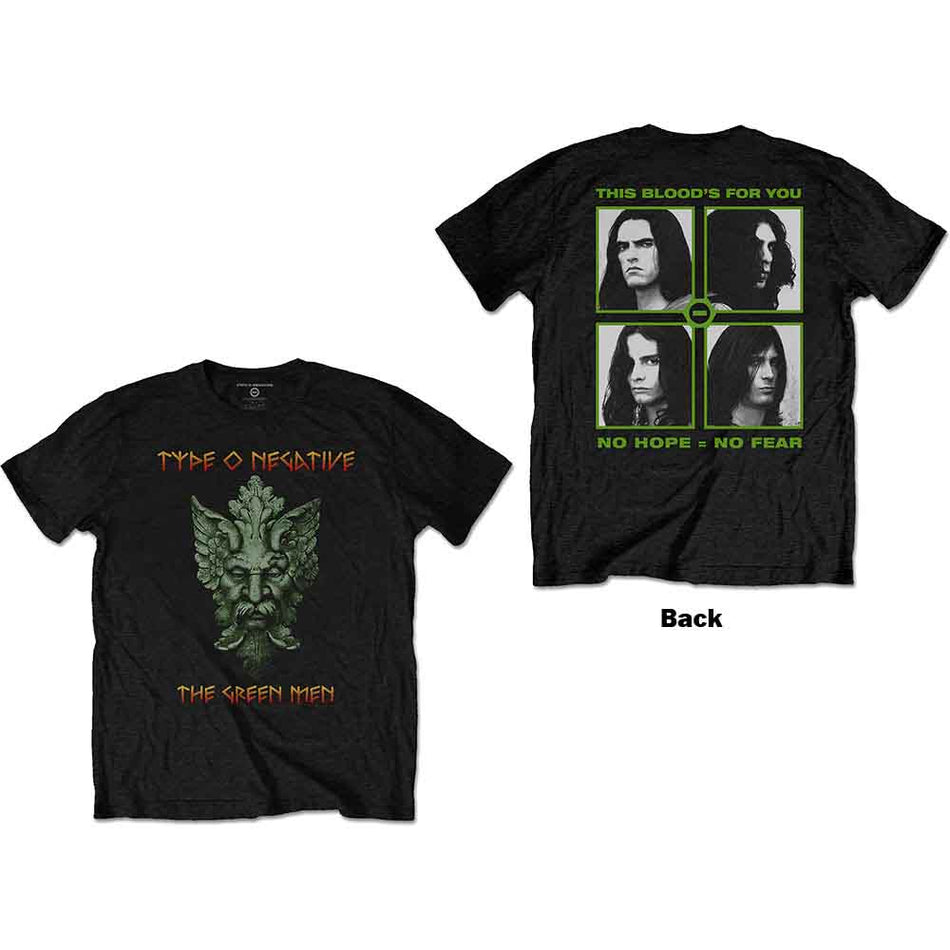 Type O Negative Green Man Black