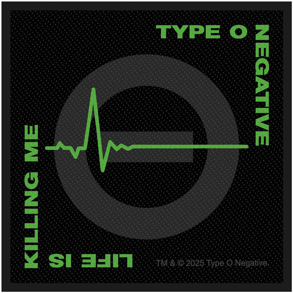 Type O Negative Life Is Killing Me Standard Patch
