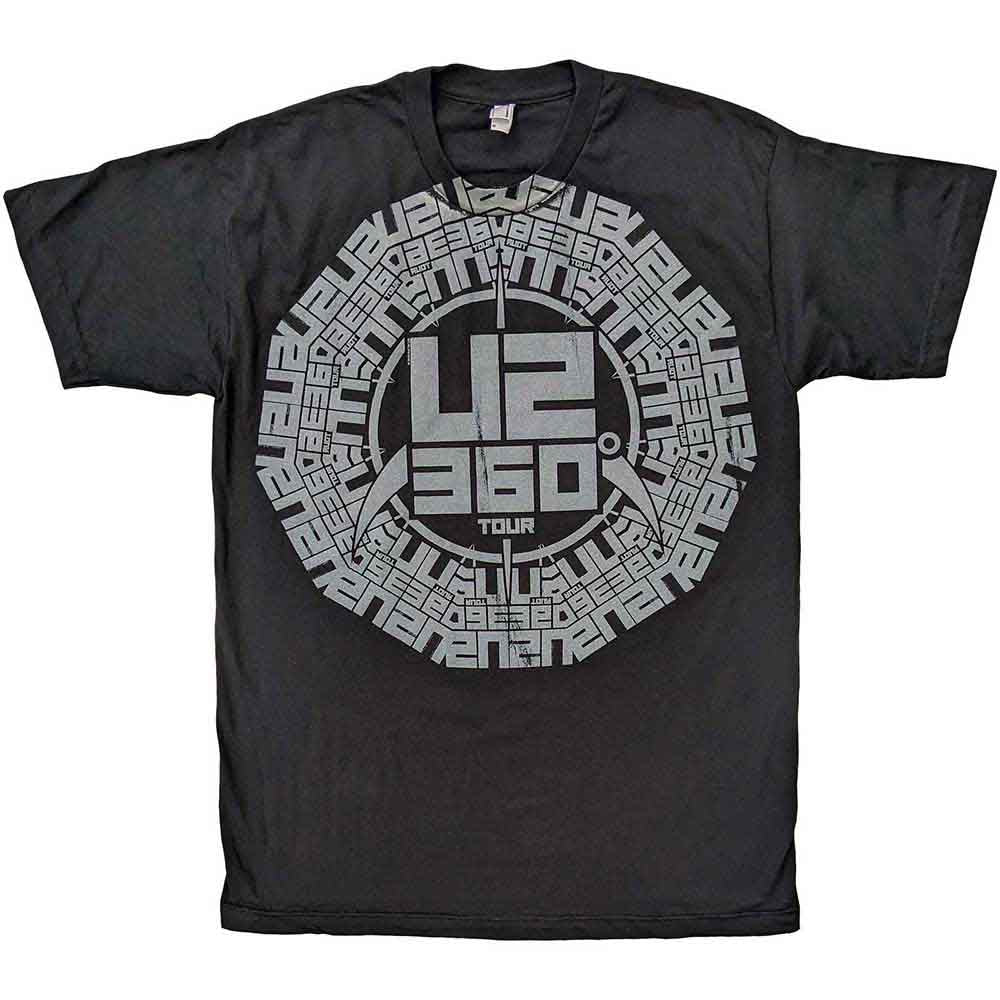 U2 360 Degree Tour Logo Black