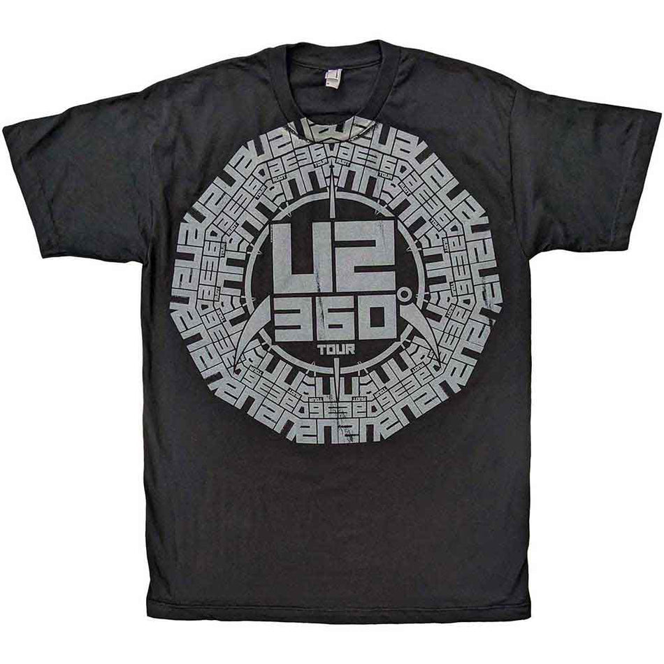 U2 360 Degree Tour Logo Black