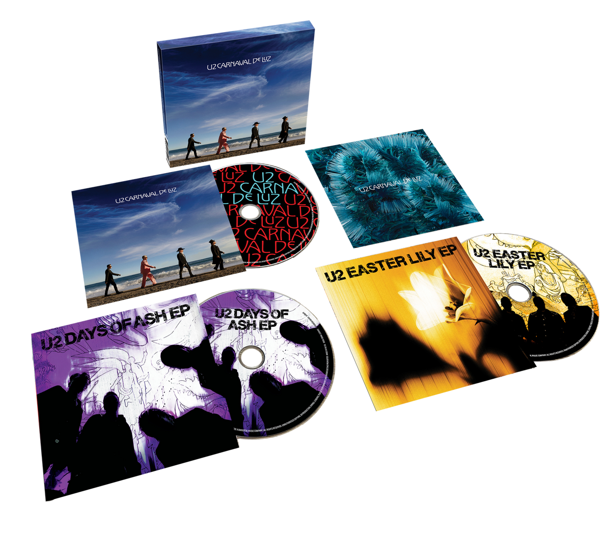 U2 Carnaval De Luz (Boxed Set, Limited Edition, Deluxe Edition, With LP, Booklet) (4 Cd's)