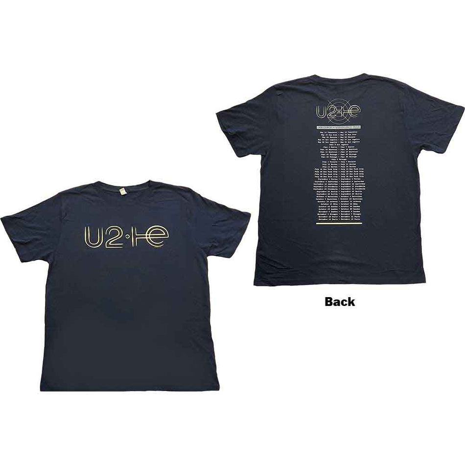 U2 I+E 2015 Tour Dates Blue