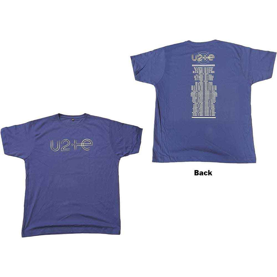 U2 I+E 2015 Tour Dates Blue