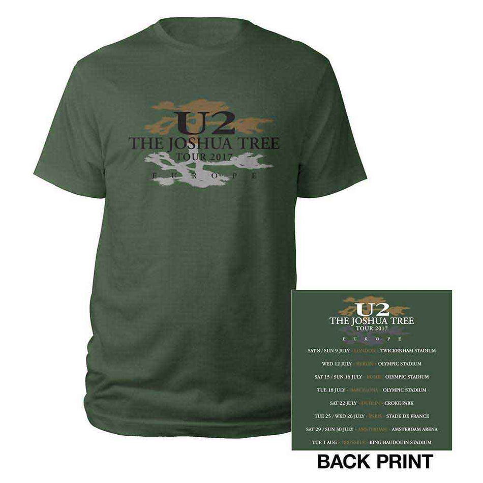 U2 Joshua Tree Logo 2017 Green
