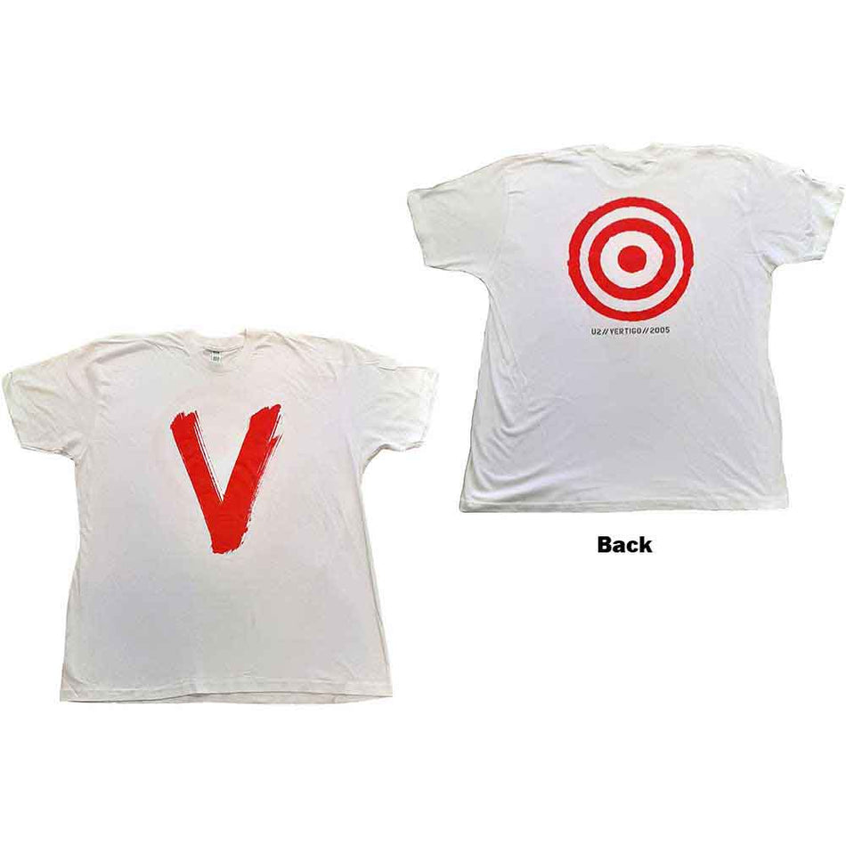 U2 U2 Vertigo Tour 2005 Red V White