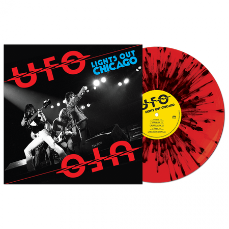 Ufo Lights Out IN Chicago (Limited Edition,Colored Vinyl, Red & Black Splatter)