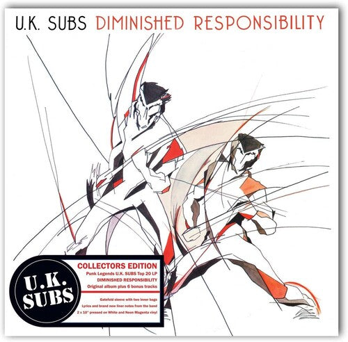 Uk Subs Diminished Responsibility - Double Record Album - Vinyl LP