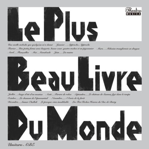 Umitaro Abe Le Plus Beau Livre Du Monde - Record Album - Vinyl LP
